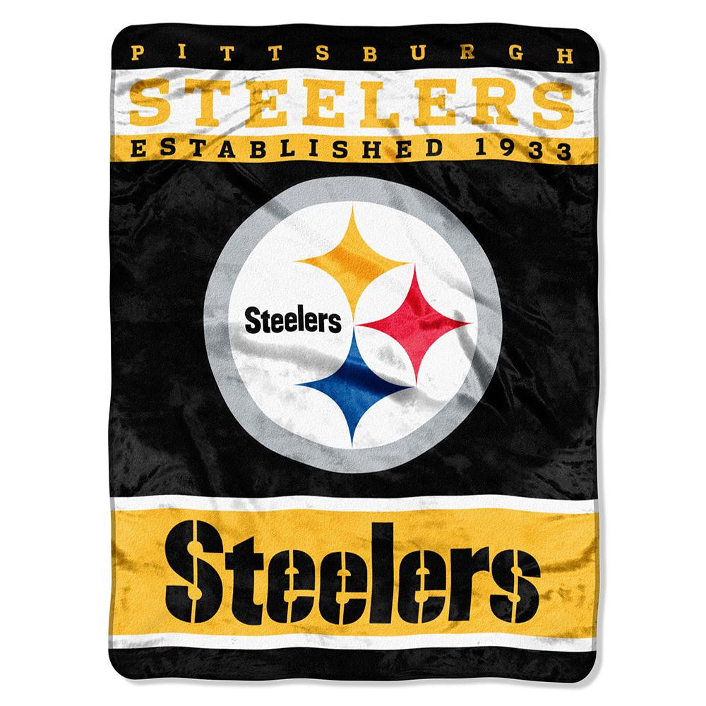 Pittsburgh Steelers NFL Royal Plush Raschel (12th Man Series) (60in x 80in)