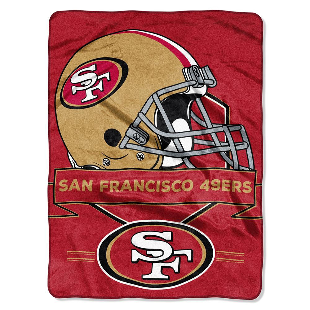 San Francisco 49ers NFL Royal Plush Raschel (Prestige Series)