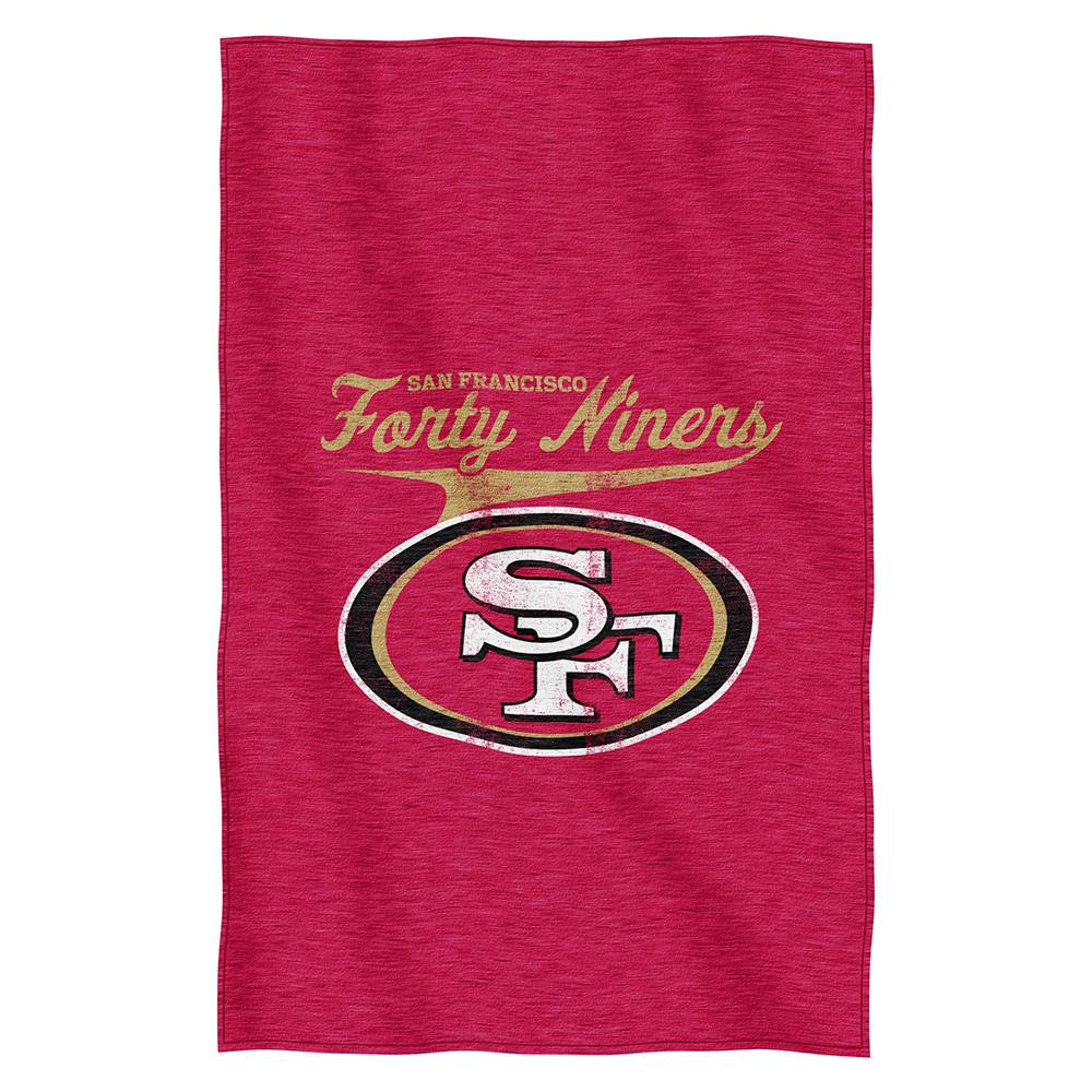 San Francisco 49ers NFL Sweatshirt Throw