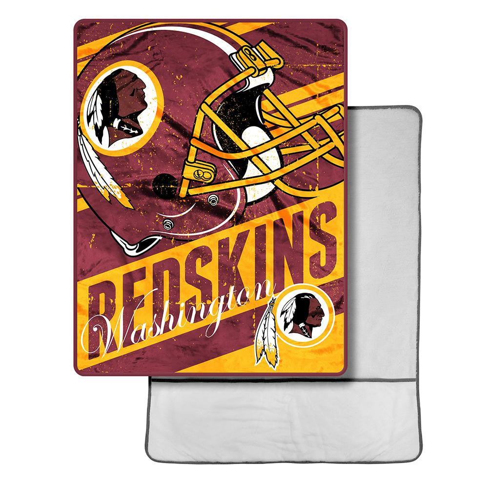 Washington Redskins NFL Micro Sherpa Throw with Foot Pocket