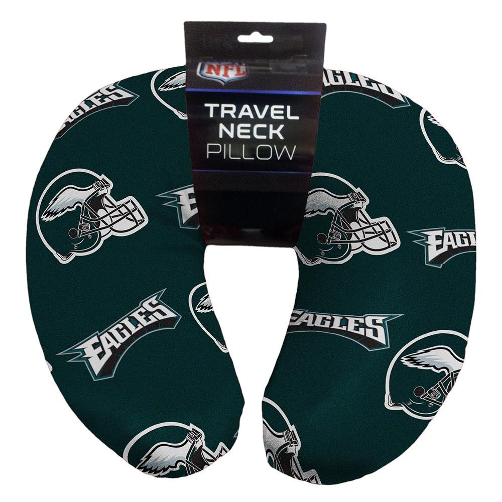 Philadelphia Eagles NFL Beadded Spandex Neck Pillow (12in x 13in x 5in)