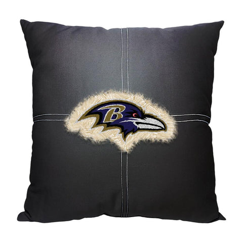 Baltimore Ravens NFL Team Letterman Pillow (18x18)