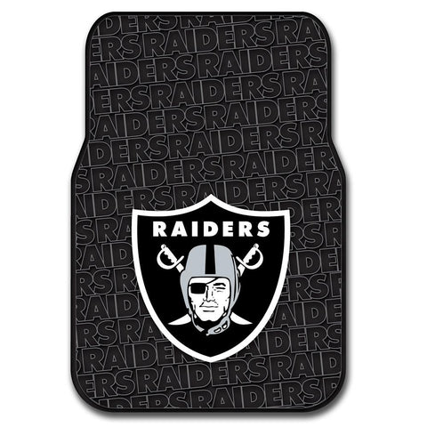 Oakland Raiders NFL Car Front Floor Mats (2 Front) (17x25)