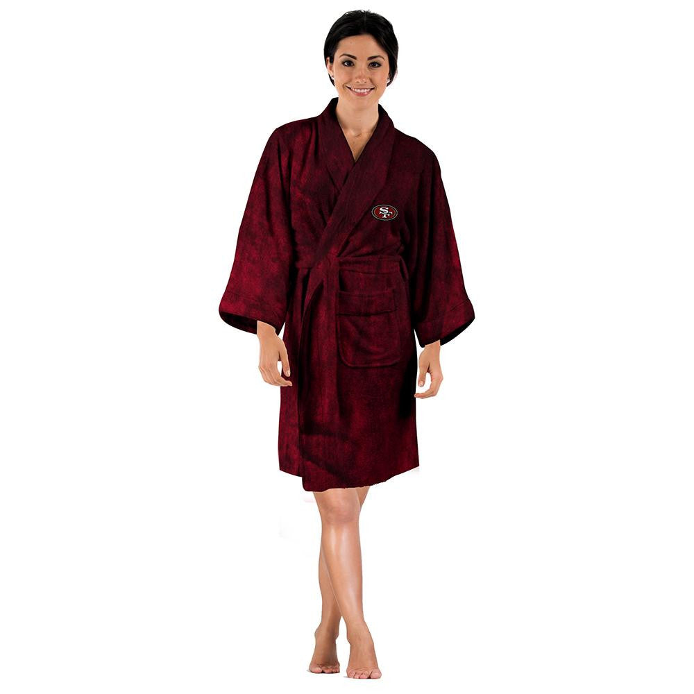 San Francisco 49ers NFL Silk Touch Women's Bath Robe