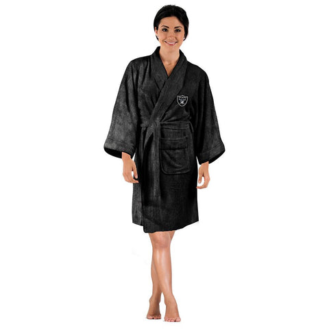 Oakland Raiders NFL Silk Touch Women's Bath Robe