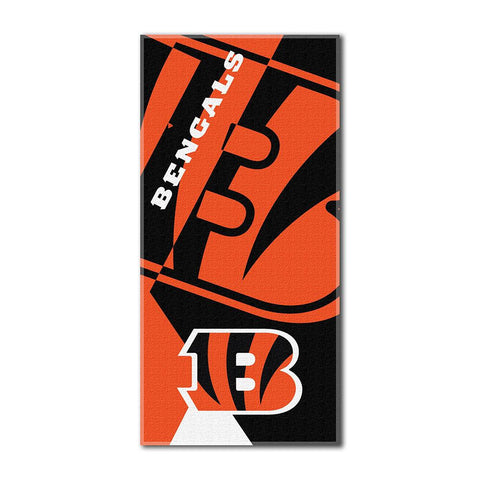 Cincinnati Bengals NFL ?Puzzle? Over-sized Beach Towel (34in x 72in)