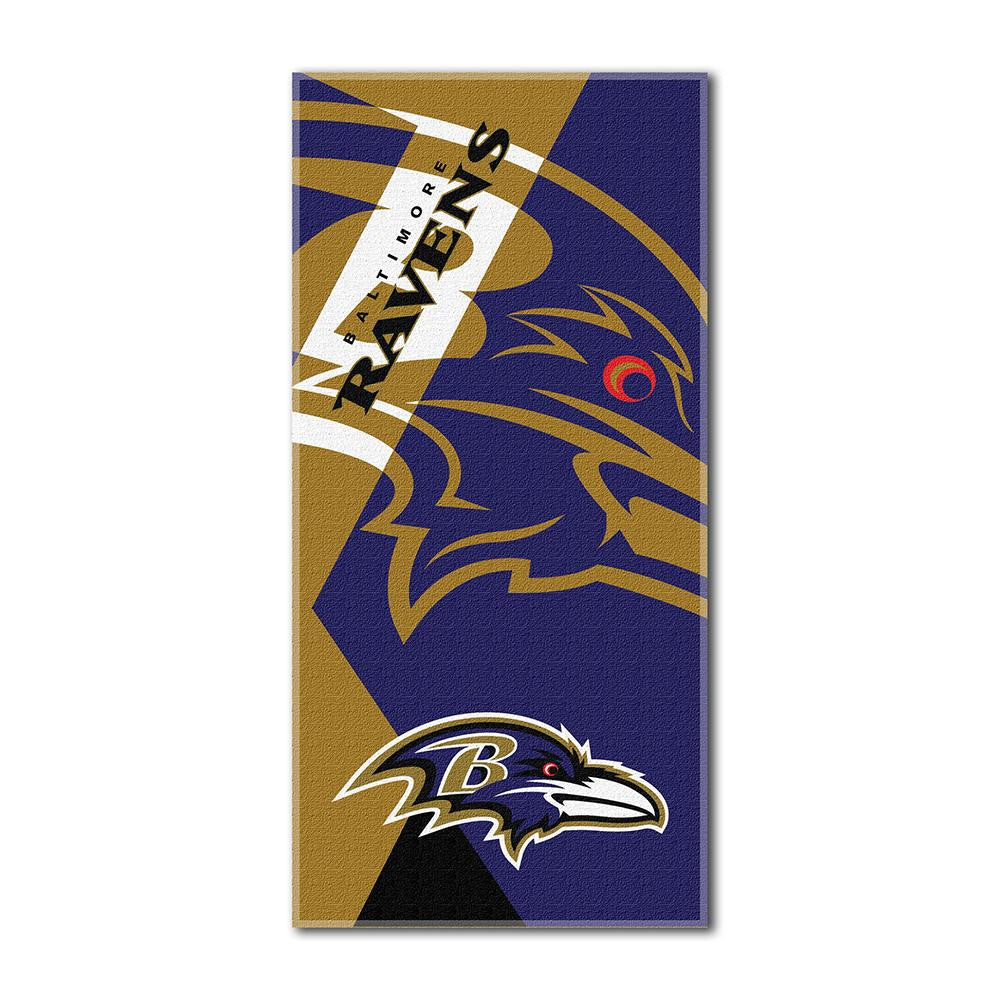 Baltimore Ravens NFL ?Puzzle? Over-sized Beach Towel (34in x 72in)