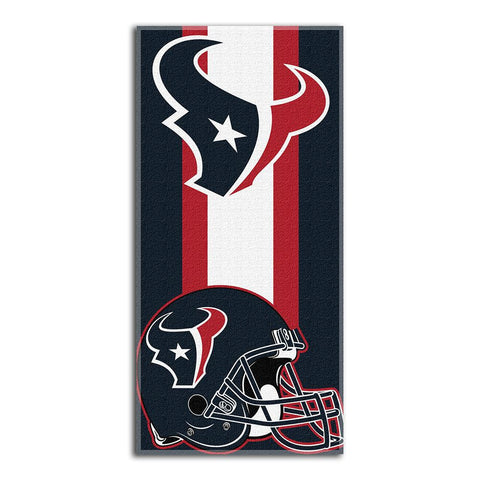 Houston Texans NFL Zone Read Cotton Beach Towel (30in x 60in)