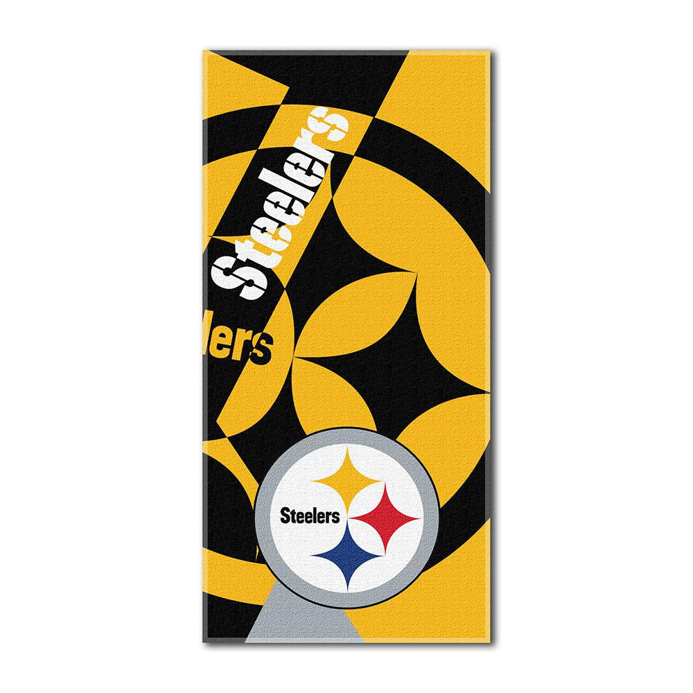 Pittsburgh Steelers NFL ?Puzzle? Over-sized Beach Towel (34in x 72in)