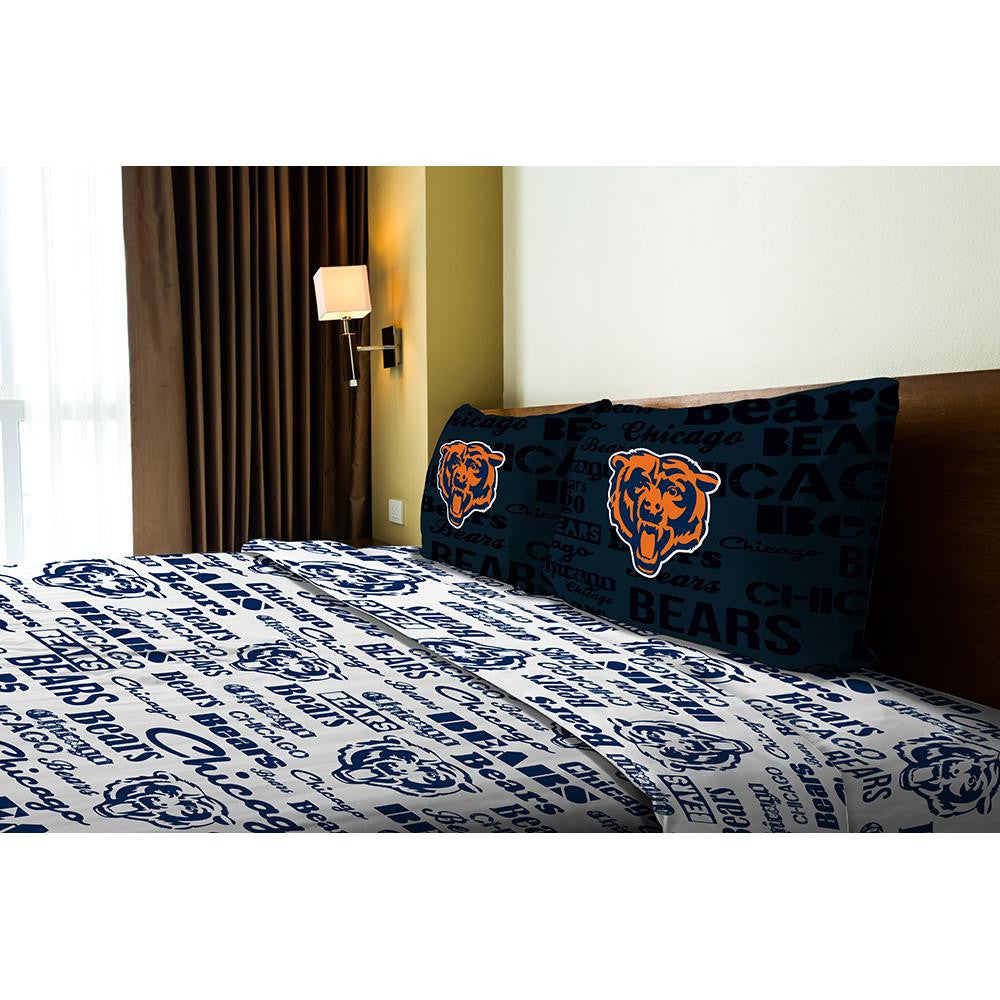 Chicago Bears NFL Twin Sheet Set (Anthem Series)