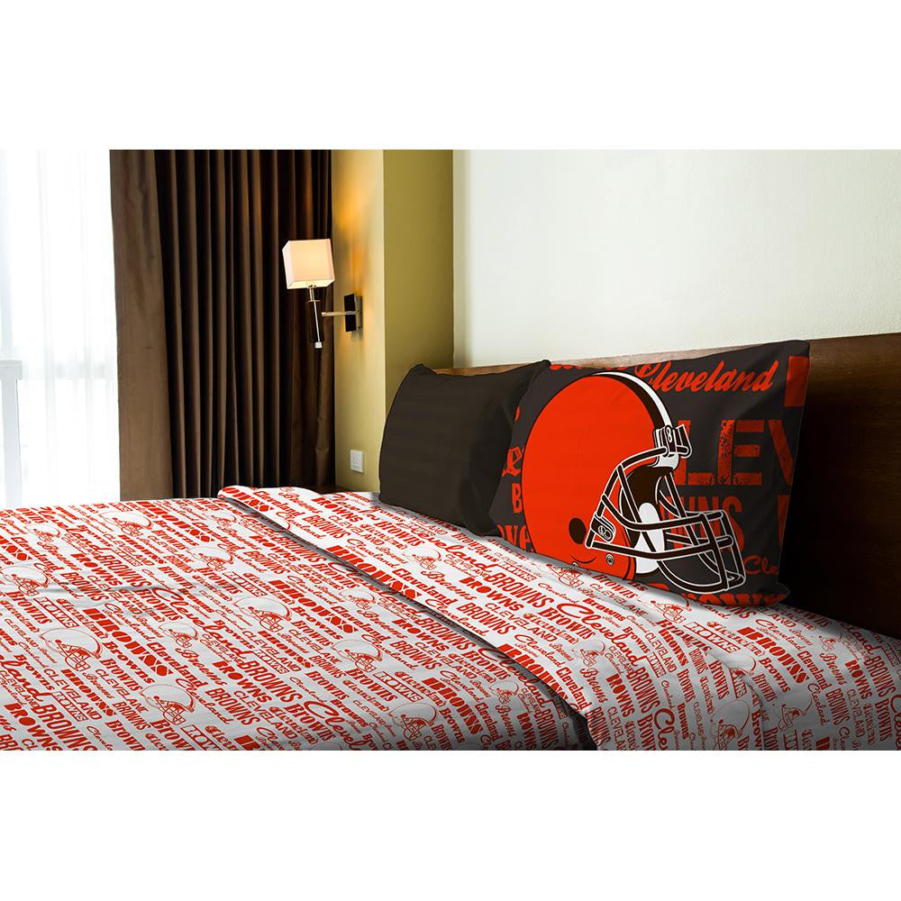 Cleveland Browns NFL Twin Sheet Set (Anthem Series)