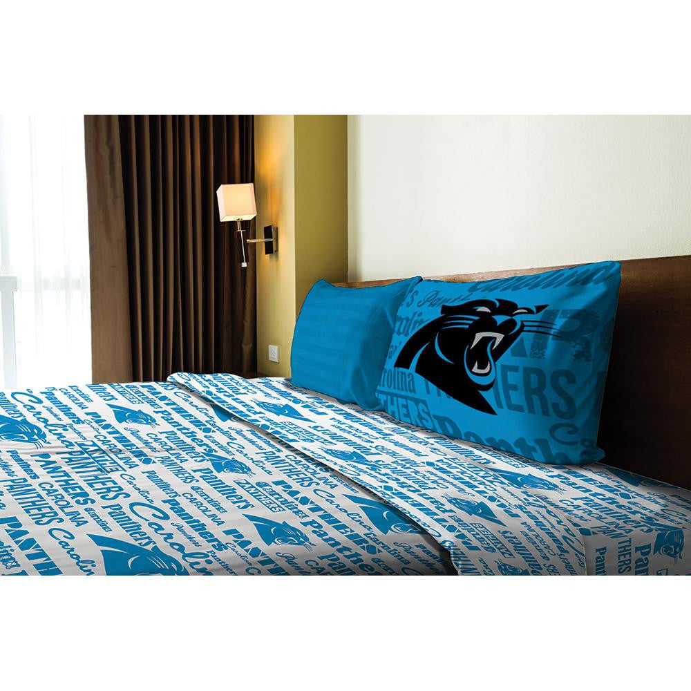 Carolina Panthers NFL Twin Sheet Set (Anthem Series)