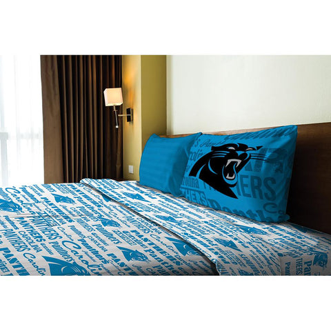 Carolina Panthers NFL Twin Sheet Set (Anthem Series)