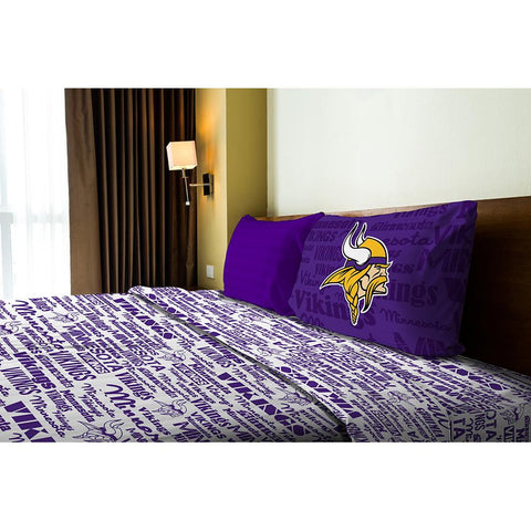 Minnesota Vikings NFL Twin Sheet Set (Anthem Series)