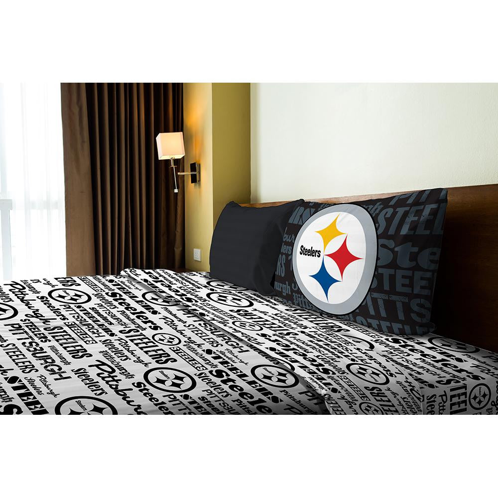 Pittsburgh Steelers NFL Twin Sheet Set (Anthem Series)