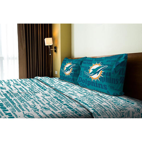 Miami Dolphins NFL Full Sheet Set (Anthem Series)