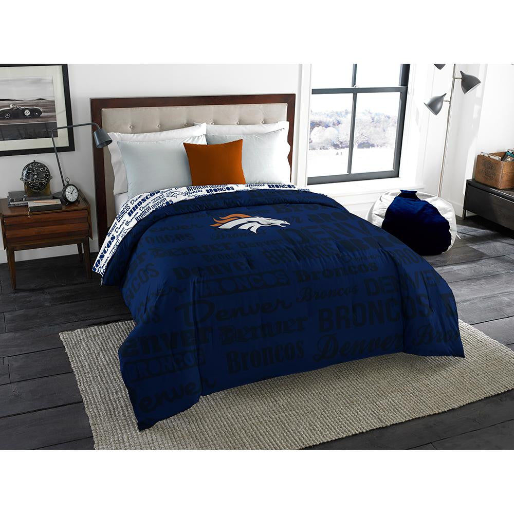 Denver Broncos NFL  Full Comforter (Anthem) (76 x 86)