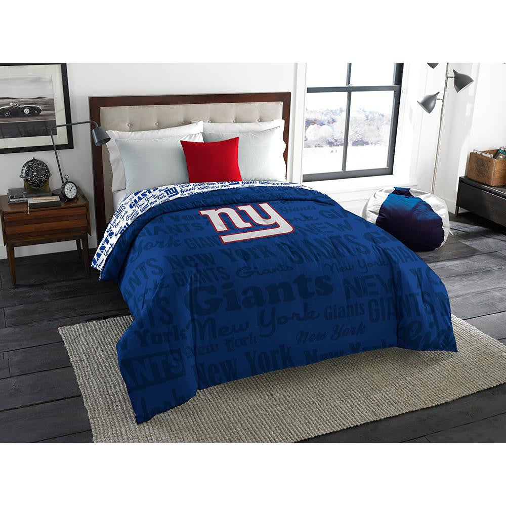 New York Giants NFL  Full Comforter (Anthem) (76 x 86)