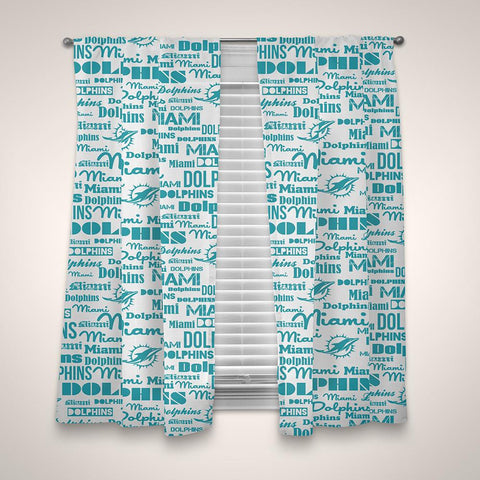 Miami Dolphins NFL Anthem Window Panels