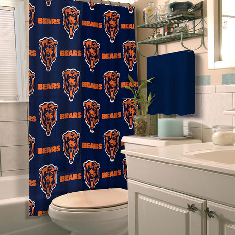 Chicago Bears NFL Shower Curtain