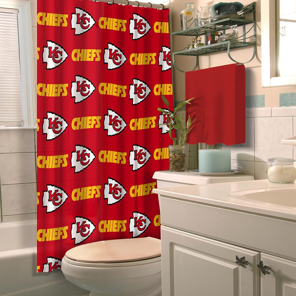 Kansas City Chiefs NFL Shower Curtain