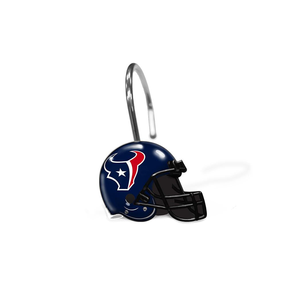 Houston Texans NFL Shower Curtain Rings