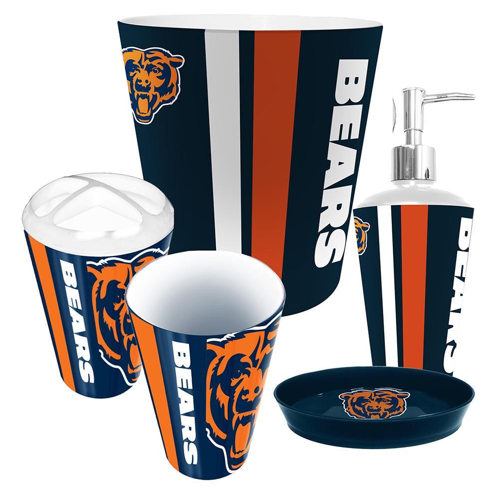 Cleveland Browns NFL Complete Bathroom Accessories 5pc Set