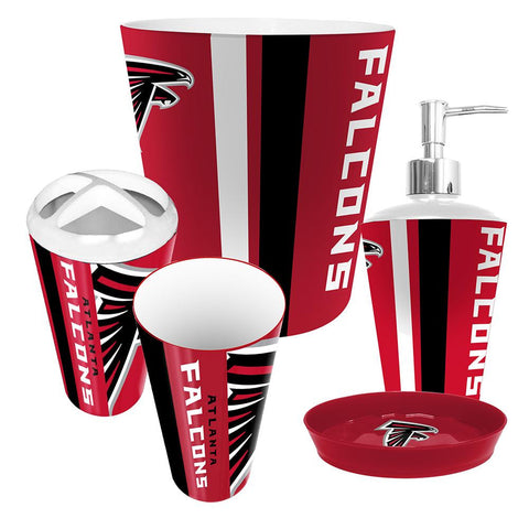 Atlanta Falcons NFL Complete Bathroom Accessories 5pc Set