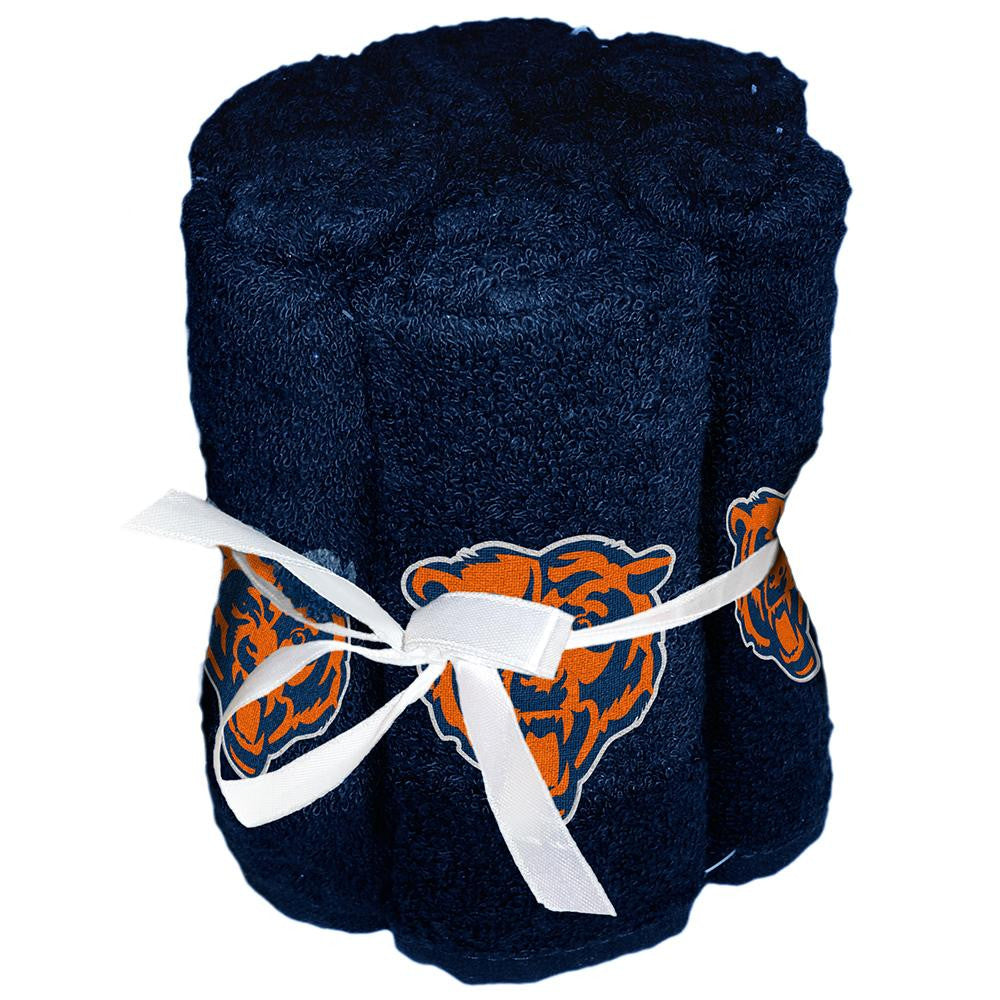 Chicago Bears NFL Washcloths (6 Pack)