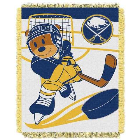 Buffalo Sabres NHL Triple Woven Jacquard Throw (Score Baby Series) (36x48)