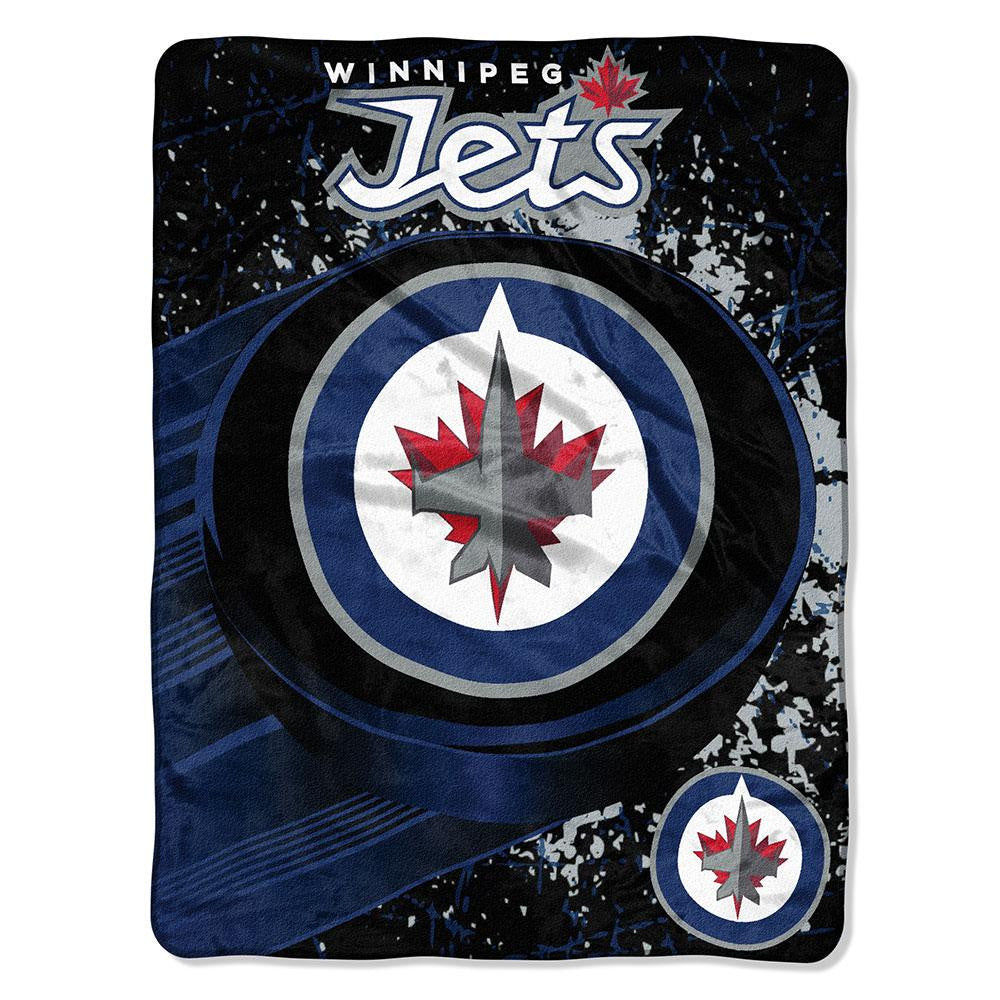 Winnipeg Jets NHL Micro Raschel Blanket (46in x 60in)