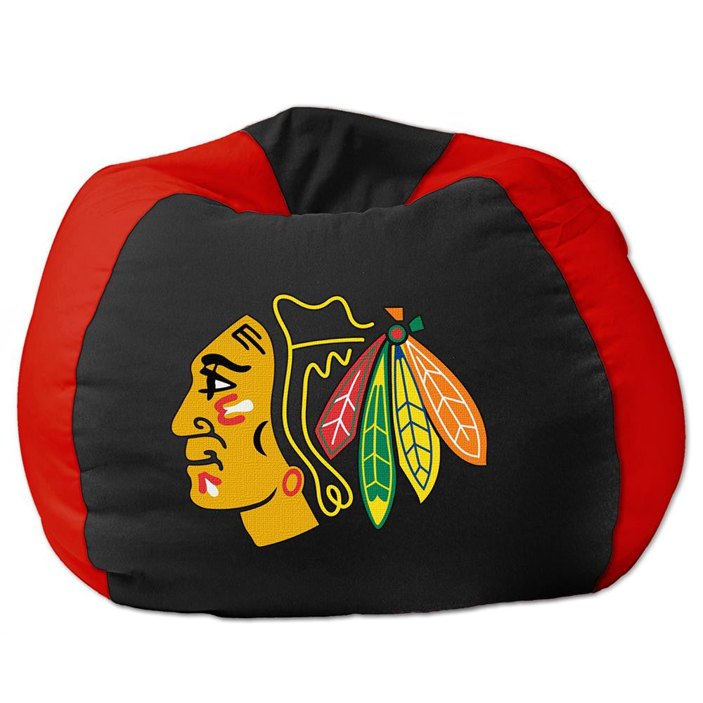 Chicago Blackhawks NHL Team Bean Bag (96in Round)