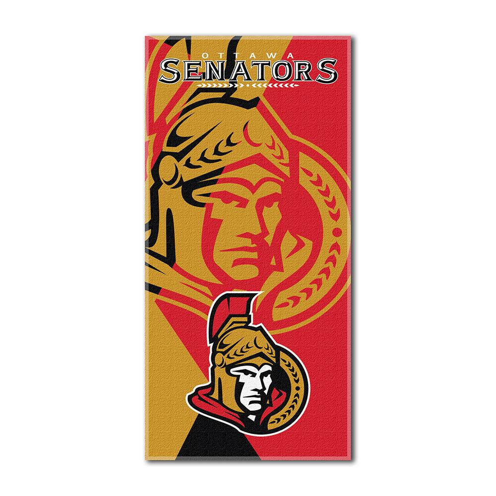 Ottawa Senators NHL ?Puzzle? Over-sized Beach Towel (34in x 72in)