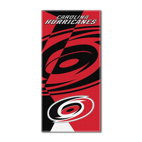 Carolina Hurricanes NHL ?Puzzle? Over-sized Beach Towel (34in x 72in)