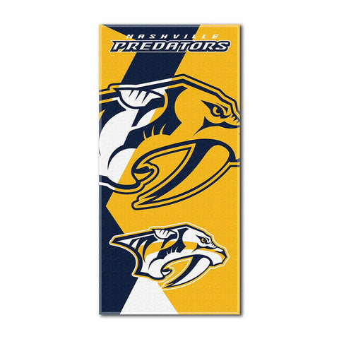 Nashville Predators NHL ?Puzzle? Over-sized Beach Towel (34in x 72in)