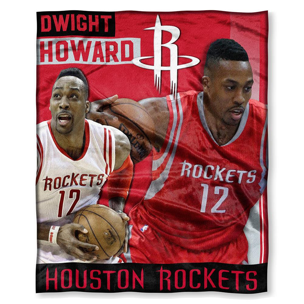 Houston Rockets NBA Dwight Howard Silk Touch Throw (50in x 60in)