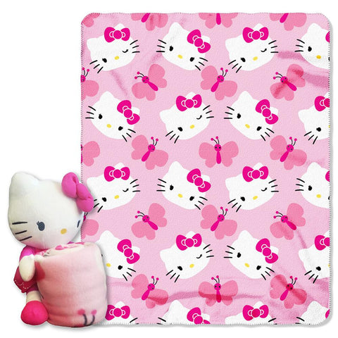 Hello Kitty Butterfly  with Throw Combo