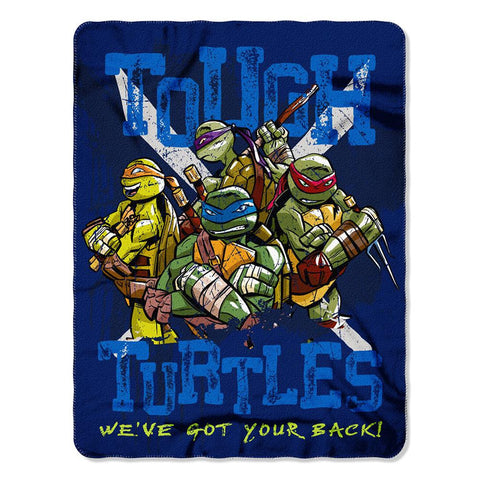 TMNT Tough Turtles Blues Fleece Throw (45in x60in)