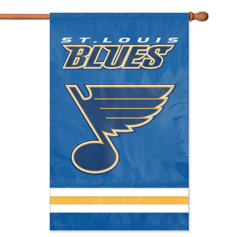 St. Louis Blues NHL Applique Banner Flag