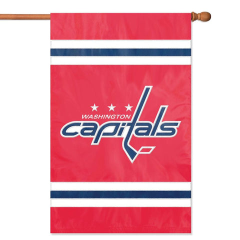 Washington Capitals NHL Applique Banner Flag