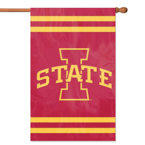 Iowa State Cyclones NCAA Applique Banner Flag (44x28)