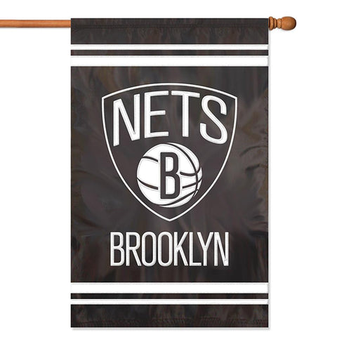 New Jersey Nets NBA Applique Banner Flag (44x28)