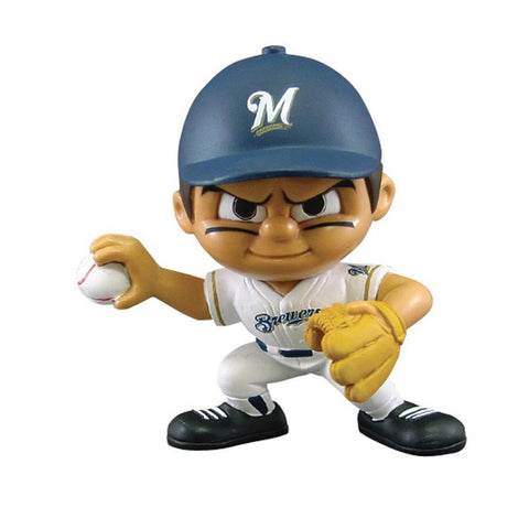 Milwaukee Brewers MLB Lil Teammates Vinyl Pitcher Sports Figure (2 3-4 Tall) (Series 2)