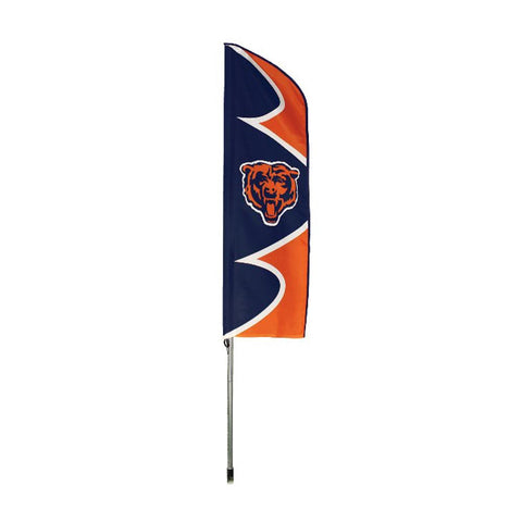 Chicago Bears NFL Swooper Flag w- Pole