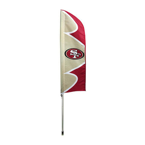 San Francisco 49ers NFL Swooper Flag w- Pole