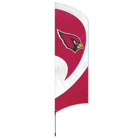 Arizona Cardinals NFL Applique & Embroidered Tall Team Flag (102x30)