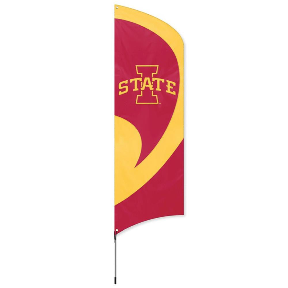 Iowa State Cyclones NCAA Applique & Embroidered Tall Team Flag (102x30)