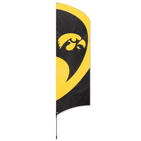 Iowa Hawkeyes NCAA Applique & Embroidered Tall Team Flag (102x30)