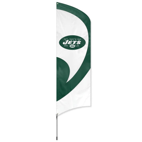 New York Jets NFL Applique & Embroidered Tall Team Flag (102x30)