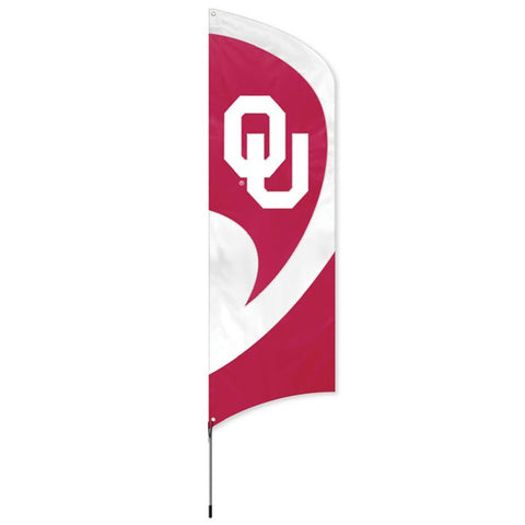 Oklahoma Sooners NCAA Applique & Embroidered Tall Team Flag (102x30)